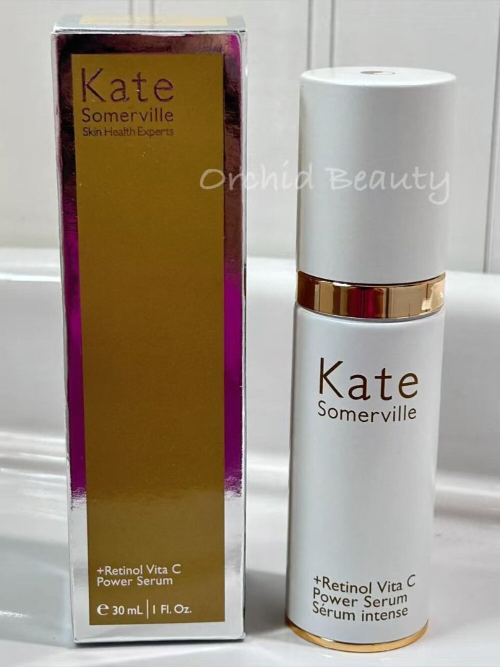 New Kate Somerville +Retinol Vita C Power Night Serum~Full Size 30 ml/1 oz